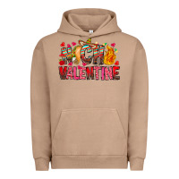 Pigment Burro Nacho Valentine Urban Hoodie - CowhideDigitalArt