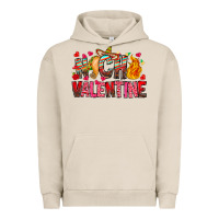Pigment French Oak Nacho Valentine Urban Hoodie - CowhideDigitalArt