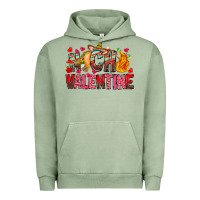 Pigment Oil Green Nacho Valentine Urban Hoodie - CowhideDigitalArt