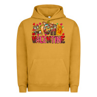 Pigment Peanut Butter Nacho Valentine Urban Hoodie - CowhideDigitalArt