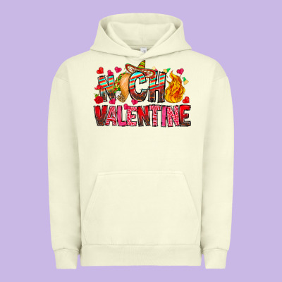 Nacho Valentine Urban Hoodie Designed By Cowhidedigitalart