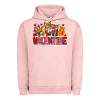 Pigment Salmon Nacho Valentine Urban Hoodie - CowhideDigitalArt