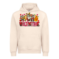 Sandshell Nacho Valentine Urban Hoodie - CowhideDigitalArt