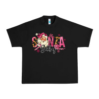 Black Santa Baby Pink Christmas Urban Heavy Tee - MaliasSmallBusiness