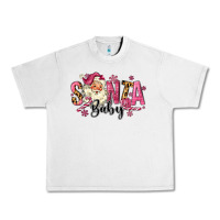 Lunar Rock Santa Baby Pink Christmas Urban Heavy Tee - MaliasSmallBusiness