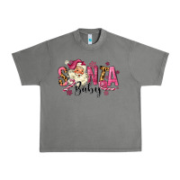 Tornado Santa Baby Pink Christmas Urban Heavy Tee - MaliasSmallBusiness