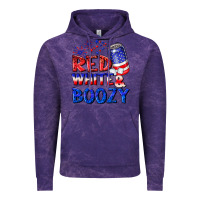 Cloud Purple red white boozy Vintage Hoodie - NancyCooperArtShop