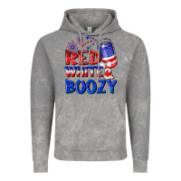 Cloud Rock red white boozy Vintage Hoodie - NancyCooperArtShop