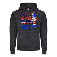 Vintage Black red white boozy Vintage Hoodie - NancyCooperArtShop