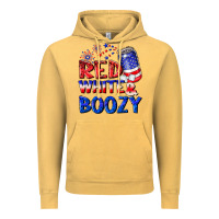 Red White Boozy Vintage Hoodie | Teevron