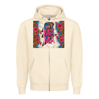 Sandshell girl mama thunder with flowers Zipper Hoodie - TumblerDesignByShophia