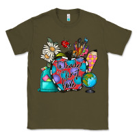 Army Green to teacher is to first love Classic Tee - CowhideDigitalArt