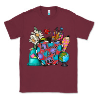 Burgundy to teacher is to first love Classic Tee - CowhideDigitalArt