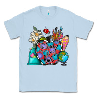 Dusty Blue to teacher is to first love Classic Tee - CowhideDigitalArt