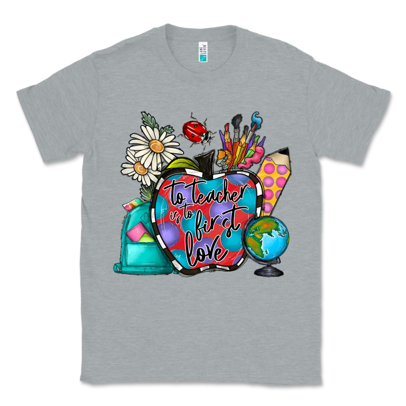 To Teacher Is To First Love Classic Tee by CowhideDigitalArt | Teevron