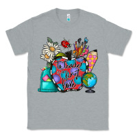Heather Grey to teacher is to first love Classic Tee - CowhideDigitalArt