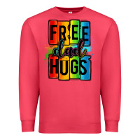 Cardinal free dad hugs Premium Sweatshirt - OliviaCreatesArt