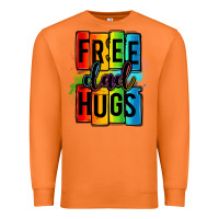 Carrot free dad hugs Premium Sweatshirt - OliviaCreatesArt