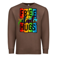 Chestnut free dad hugs Premium Sweatshirt - OliviaCreatesArt