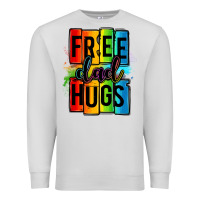 Dove Grey free dad hugs Premium Sweatshirt - OliviaCreatesArt