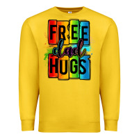 Lemon free dad hugs Premium Sweatshirt - OliviaCreatesArt
