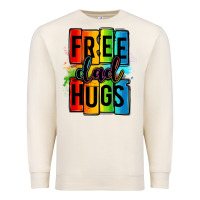 Sandshell free dad hugs Premium Sweatshirt - OliviaCreatesArt