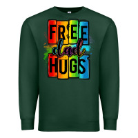 Sports Green free dad hugs Premium Sweatshirt - OliviaCreatesArt