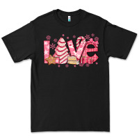 Black love pink christmas tree cake Premium Tee - Jasminsmagicworld