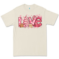 Bone love pink christmas tree cake Premium Tee - Jasminsmagicworld