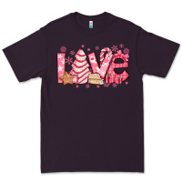 Plum love pink christmas tree cake Premium Tee - Jasminsmagicworld