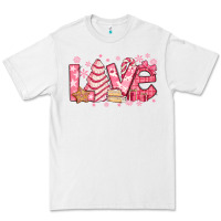 White love pink christmas tree cake Premium Tee - Jasminsmagicworld
