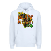 White It's the black history for me Premium Hoodie - HowdyJamesFarm