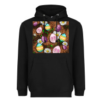 Black Easter rabbit eggs Heavyweight Hoodie - OliviaCreatesArt
