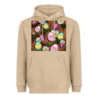 Mushroom Easter rabbit eggs Heavyweight Hoodie - OliviaCreatesArt