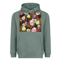 Sage Easter rabbit eggs Heavyweight Hoodie - OliviaCreatesArt