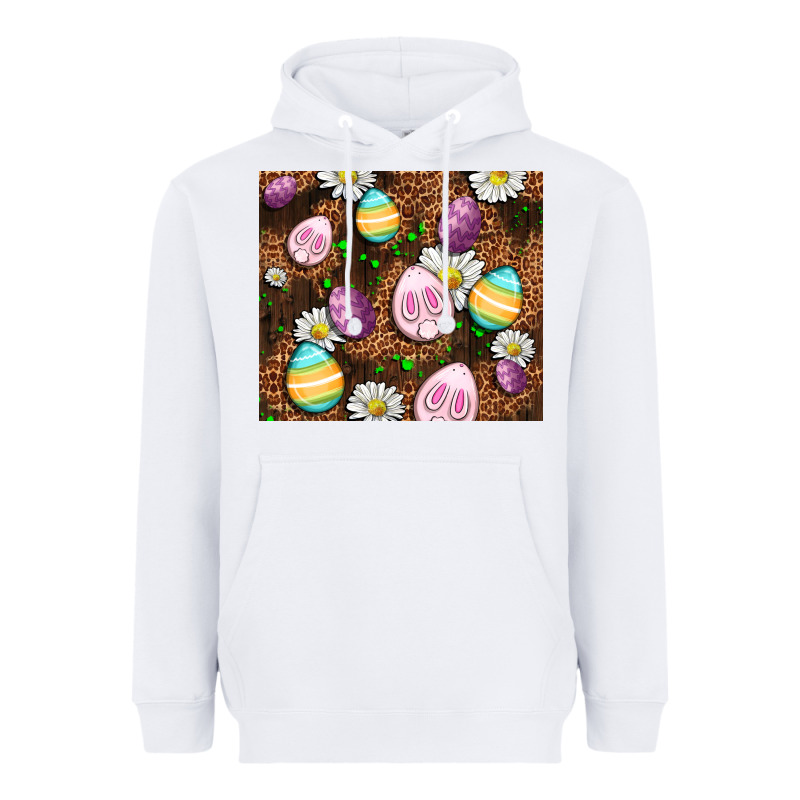 Easter Rabbit Eggs Heavyweight Hoodie by OliviaCreatesArt | Teevron