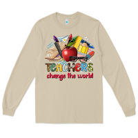Mushroom teachers change the world Long Sleeve Tee - Artiststas