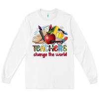 White teachers change the world Long Sleeve Tee - Artiststas