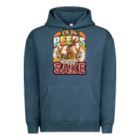 Pigment Midnight Navy Oh for peeps sake Easter Day Urban Hoodie - LillyAllenDesigns