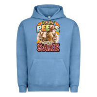 Pigment Pebble Blue Oh for peeps sake Easter Day Urban Hoodie - LillyAllenDesigns