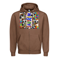 Chestnut autism mom puzzle ribbon Zipper Hoodie - TumblerDesignByShophia