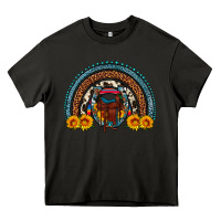 Asphalt saddle sunflower horseshoe rainbow Heavy Core Tee - Artiststas