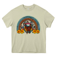 Mossy saddle sunflower horseshoe rainbow Heavy Core Tee - Artiststas