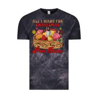 Cloud Black all i want for christmas is pan dulce Vintage Tee - MaliasSmallBusiness