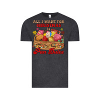 Vintage Black all i want for christmas is pan dulce Vintage Tee - MaliasSmallBusiness