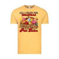 Vintage Mustard all i want for christmas is pan dulce Vintage Tee - MaliasSmallBusiness