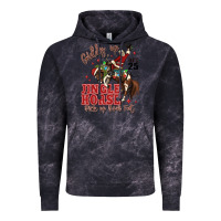 Cloud Black giddy up jingle horse pick up your feet Vintage Hoodie - MaliasSmallBusiness