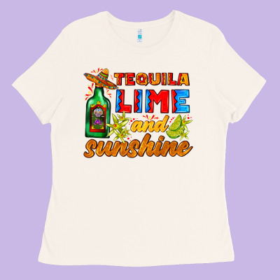 Tequila Lime And Sunshine Ladies Tee Designed By Adodesignshop