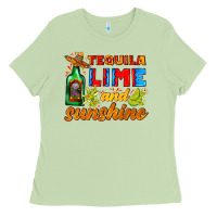 Matcha tequila lime and sunshine Ladies Tee - AdoDesignShop