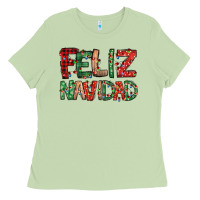 Matcha feliz navidad Spanish christmas Ladies Tee - Jasminsmagicworld